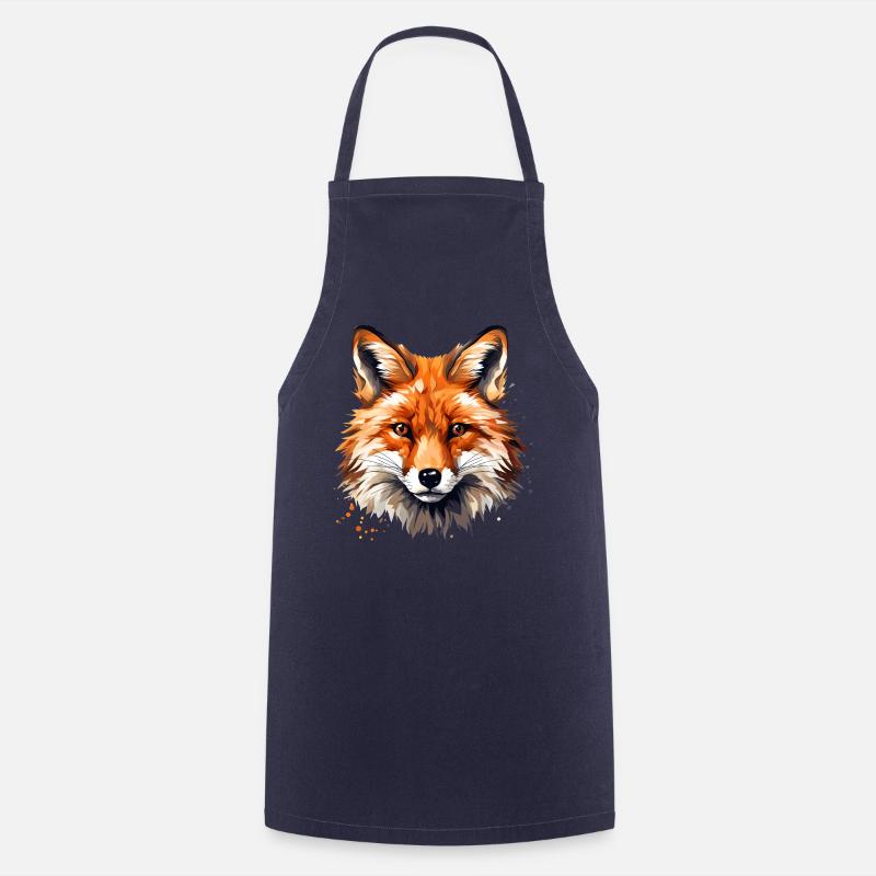 Fox Enigmatic Charisma - Cooking Apron - navy