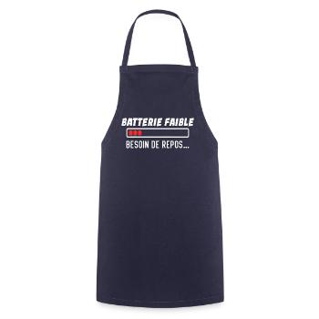 Humour Cadeau Geek Humour Geek Cadeau Gamer - Tablier de cuisine - marine - Devant - AI Model Male 185 dark (185cm)