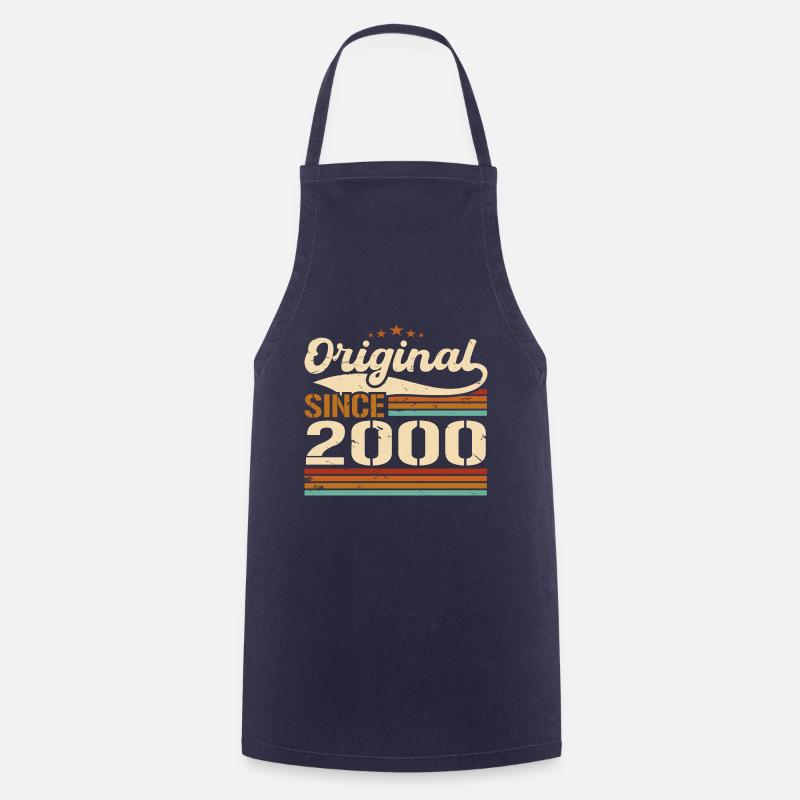 Original 2000 Vintage | Cadeau D’anniversaire 2000 - Tablier de cuisine - marine