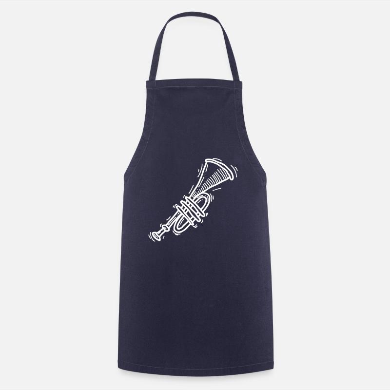 Trompete - Kochschürze - Navy