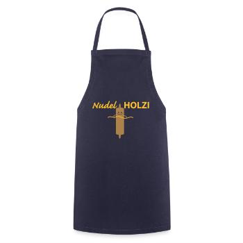 Nudelholz mit Nudel - Kochschürze - Navy - Vorne - AI Model Male 185 dark (185cm)