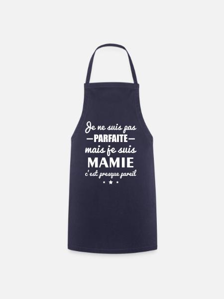 pas parfaite mamie - Tablier de cuisine - marine
