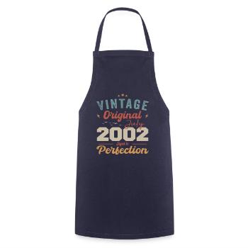 July 2002 Birthday July 2002 Original 2002 July - Cooking Apron - navy - Front - AI Model Male 185 dark (185cm)