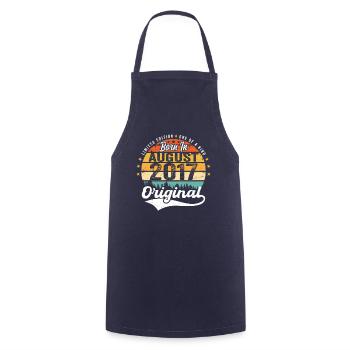 August 2017 Birthday Gift Ideas 2017 August - Cooking Apron - navy - Front - AI Model Male 185 dark (185cm)
