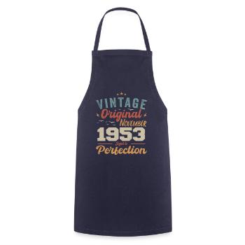 Legendary since November 1953 - 1953 - Cooking Apron - navy - Front - AI Model Male 185 dark (185cm)