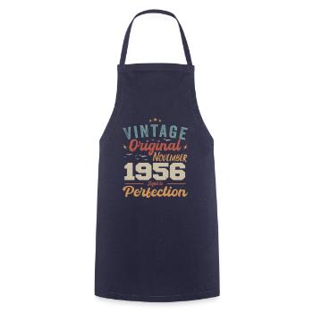 Legendary since November 1956 - 1956 - Cooking Apron - navy - Front - AI Model Male 185 dark (185cm)