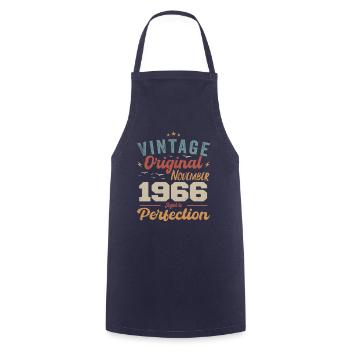 Legendär Seit November 1966 - 1966 - Kochschürze - Navy - Vorne - AI Model Male 185 dark (185cm)