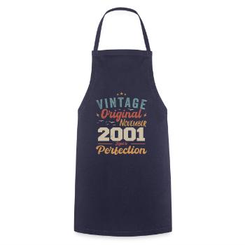 Legendary since November 2001 - 2001 - Cooking Apron - navy - Front - AI Model Male 185 dark (185cm)