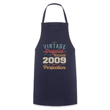 Legendary since November 2009 - 2009 - Cooking Apron - navy - Front - AI Model Male 185 dark (185cm)