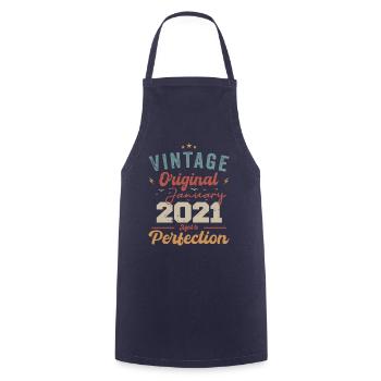 January 2021 Legend for 3 years - Cooking Apron - navy - Front - AI Model Male 185 dark (185cm)