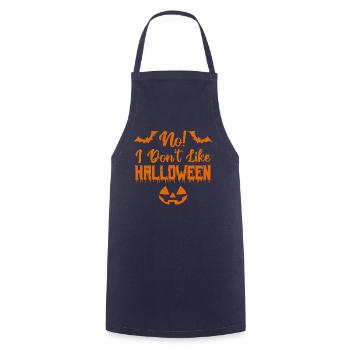 I don't like halloween - Cooking Apron - navy - Front - AI Model Male 185 dark (185cm)