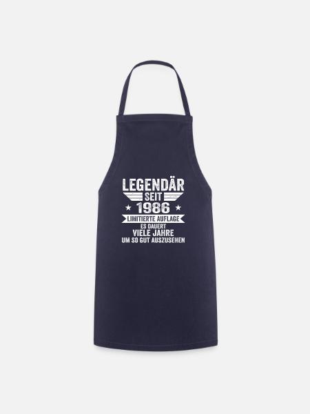 Legendär seit 1986 Limitierte Auflage 1986 - Kochschürze - Navy