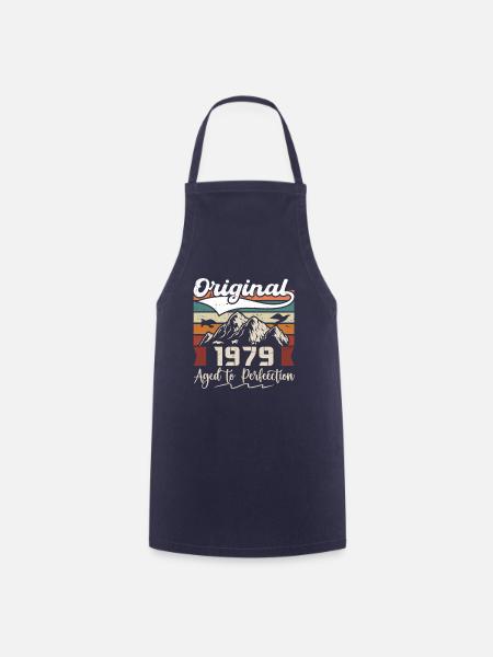 1979 - Geschenk geboren im Jahr 1979 - Kochschürze - Navy
