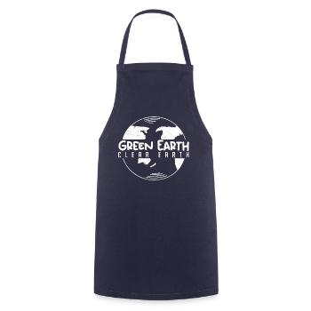 World Earth Day - Cooking Apron - navy - Front - AI Model Male 185 dark (185cm)