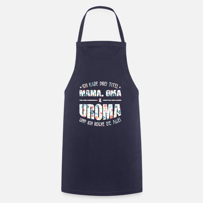 Uroma - Kochschürze - Navy