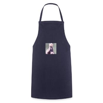 anime - Cooking Apron - navy - Front - AI Model Male 185 dark (185cm)