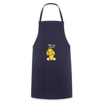 Qu’est-ce que le canard drôle et drôle cadeau - Tablier de cuisine - marine - Devant - AI Model Male 185 dark (185cm)
