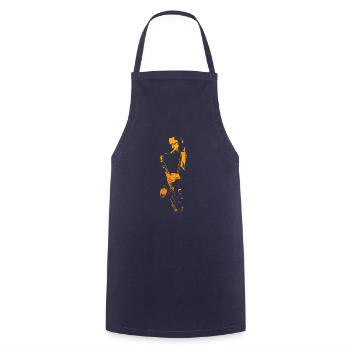 Jazz Man jc - Kochschürze - Navy - Vorne - AI Model Male 185 dark (185cm)