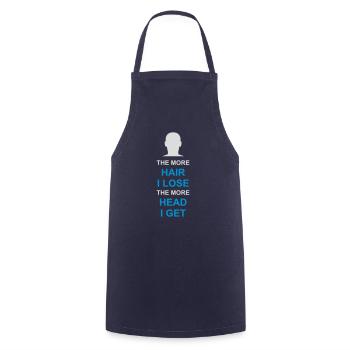 I get more head - Cooking Apron - navy - Front - AI Model Male 185 dark (185cm)
