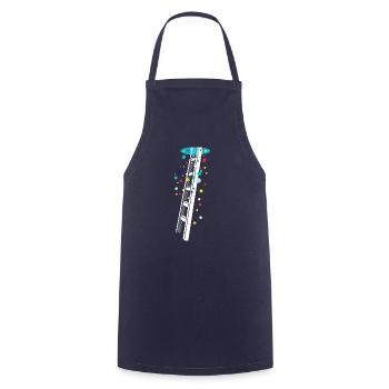 Grimpons là où vivent les couleurs - Tablier de cuisine - marine - Devant - AI Model Male 185 dark (185cm)