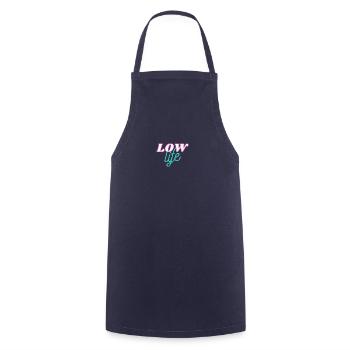 low life - Kochschürze - Navy - Vorne - AI Model Male 185 dark (185cm)