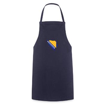 Bosnia and Herzegovina - Cooking Apron - navy - Front - AI Model Male 185 dark (185cm)