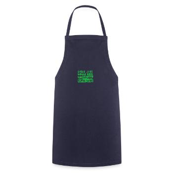 FunDamental Rights green - Kochschürze - Navy - Vorne - AI Model Male 185 dark (185cm)