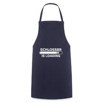 Schlosser Spruch Beruf Lustiges Schlosser Geschenk - Kochschürze - Navy - Vorne - AI Model Male 185 dark (185cm)