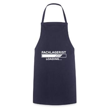 Fachlagerist Spruch Lustiges Fachlagerist Geschenk - Kochschürze - Navy - Vorne - AI Model Male 185 dark (185cm)