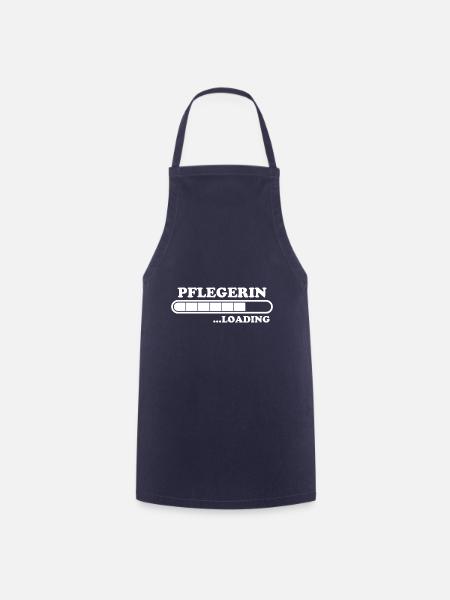 Pflegerin Spruch Pflegekraft Pflegerin Geschenk - Kochschürze - Navy