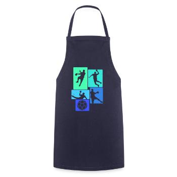 Handball Handball Players - Cooking Apron - navy - Front - AI Model Male 185 dark (185cm)