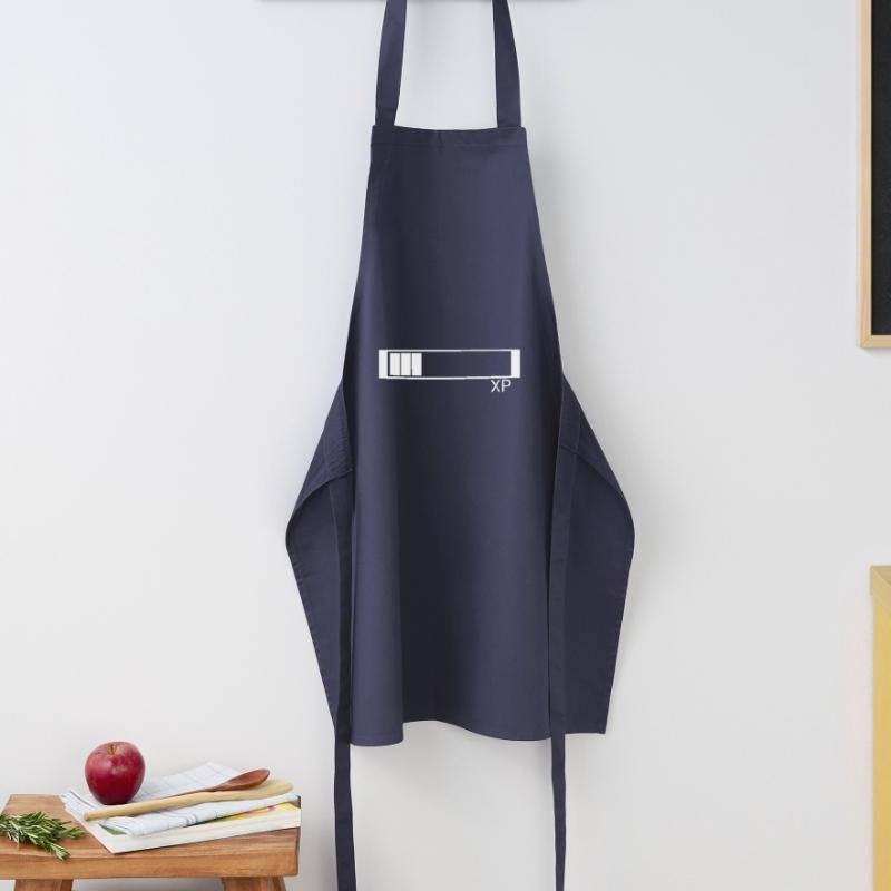 Conception de points d'expérience XP pour nerd et geek Tablier de cuisine