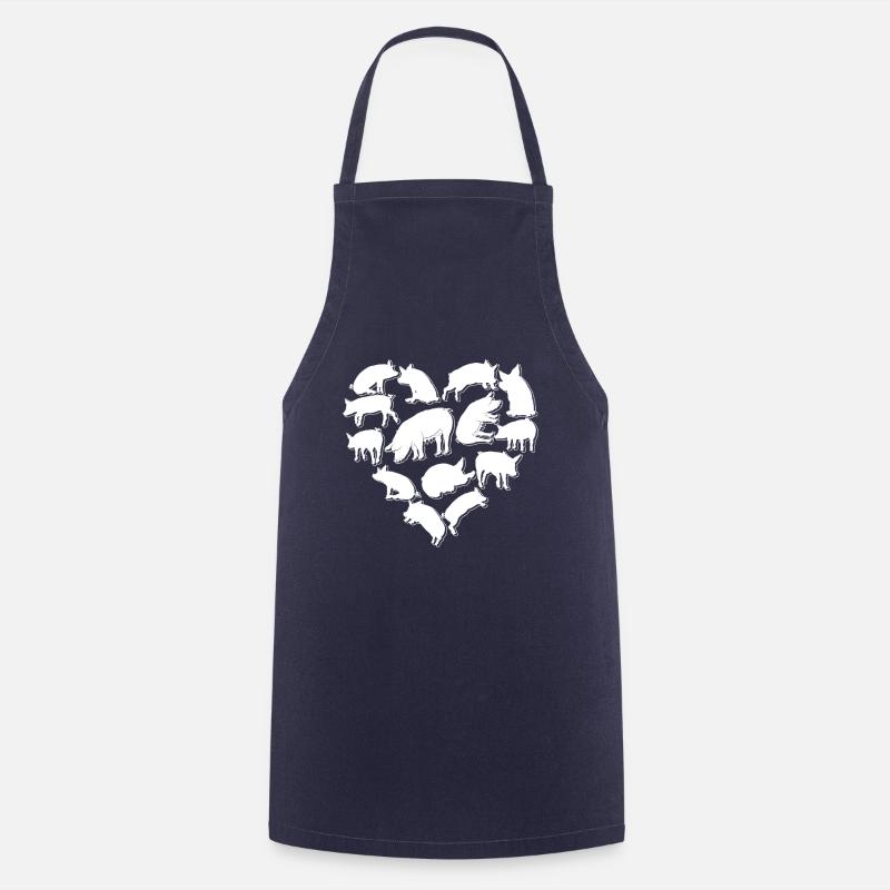 Chemise cochon cochon fermier - Tablier de cuisine - marine