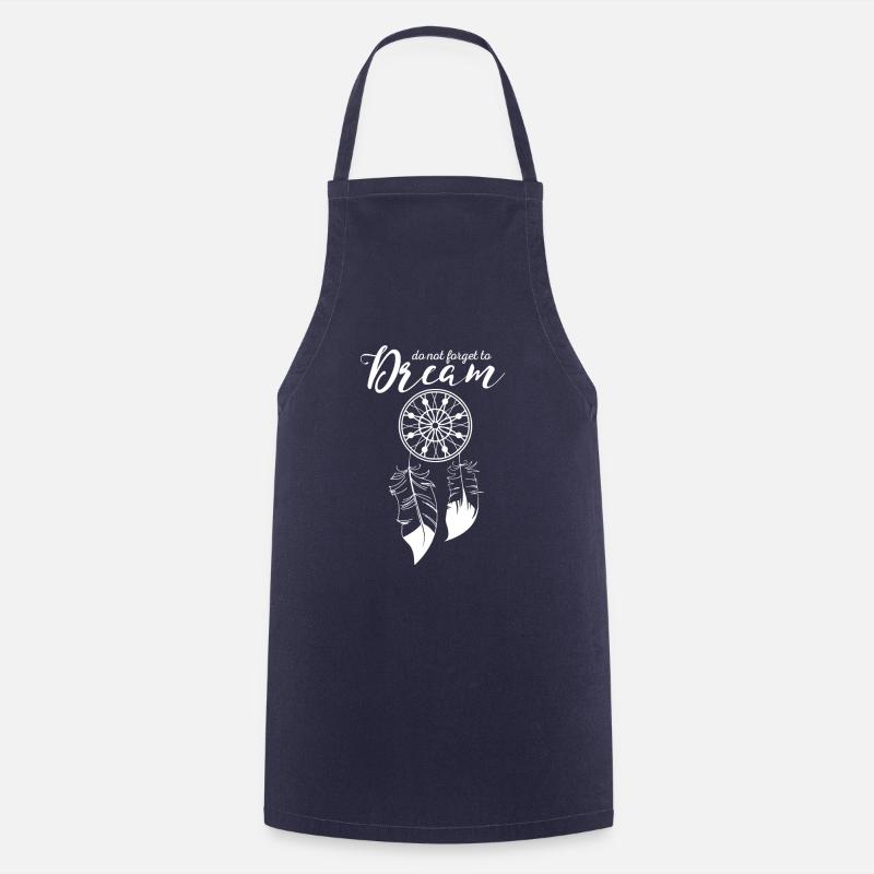 Dream catcher feather style indien - Tablier de cuisine - marine