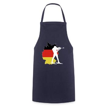Germany Flag German Flag Biathlon - Cooking Apron - navy - Front - AI Model Male 185 dark (185cm)