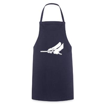 Cadeau de tir à la corde - Tablier de cuisine - marine - Devant - AI Model Male 185 dark (185cm)