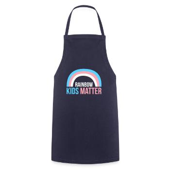 Rainbow Kids Matter Shirt Cadeau - Tablier de cuisine - marine - Devant - AI Model Male 185 dark (185cm)