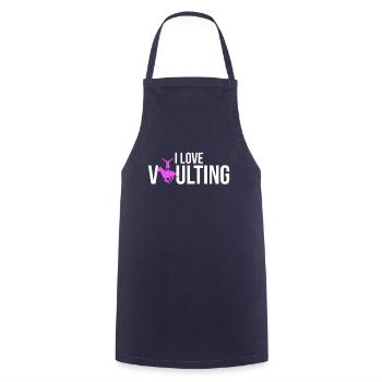 I Love Vaulting Shirt Geschenk Voltagieren - Kochschürze - Navy - Vorne - AI Model Male 185 dark (185cm)