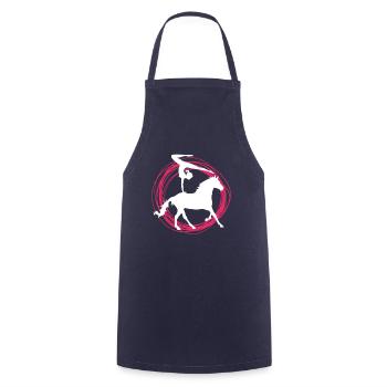 Voltagieren Shirt Gift - Cooking Apron - navy - Front - AI Model Male 185 dark (185cm)