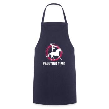 Vaulting Time Geschenk Voltagieren Shirt - Kochschürze - Navy - Vorne - AI Model Male 185 dark (185cm)