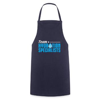 Team Hydration Specialists - Cooking Apron - navy - Front - AI Model Male 185 dark (185cm)