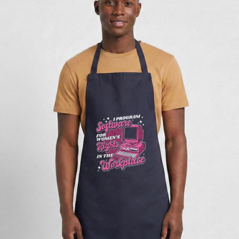 Entwickler Coder Programmierer Arbeitsplatz Kochschürze