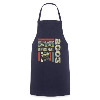 Vintage 2003 - Retro Birthday Quote 2003 - Cooking Apron - navy - Front - AI Model Male 185 dark (185cm)