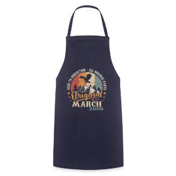 March 2008 Jubilee 2008 Legends March 2008 - Cooking Apron - navy - Front - AI Model Male 185 dark (185cm)