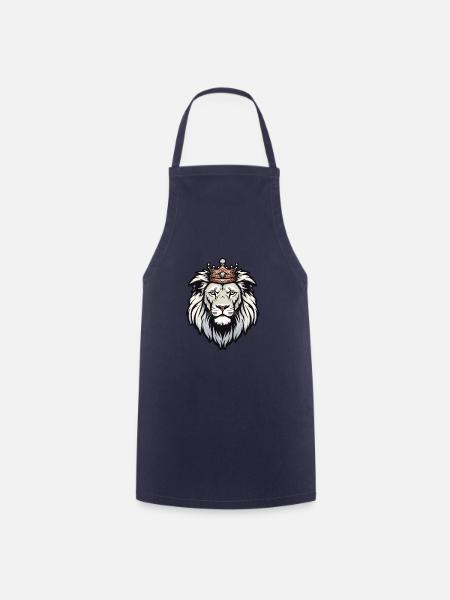 Glänzender König - Kochschürze - Navy
