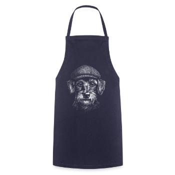 Chapeau teckel à poil dur Chiens Chien Teckel Teckel - Tablier de cuisine - marine - Devant - AI Model Male 185 dark (185cm)