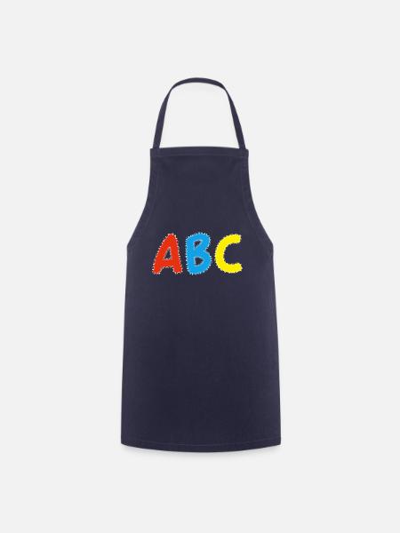 ABC- Schulstart, Schukind - Kochschürze - Navy