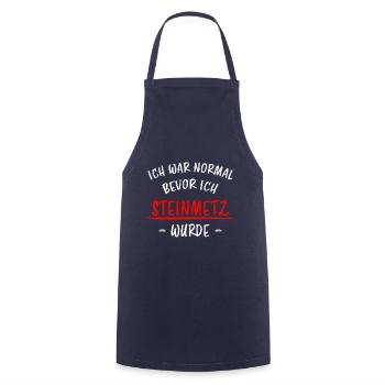 Steinmetz Lustiger Spruch Steinbildhauer Geschenk - Kochschürze - Navy - Vorne - AI Model Male 185 dark (185cm)