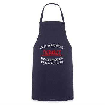 Tierarzt Lustige Spruch Beruf Tiermedizin Geschenk - Kochschürze - Navy - Vorne - AI Model Male 185 dark (185cm)