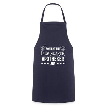 Apotheker Beruf Lustiger Spruch Apotheker Geschenk - Kochschürze - Navy - Vorne - AI Model Male 185 dark (185cm)